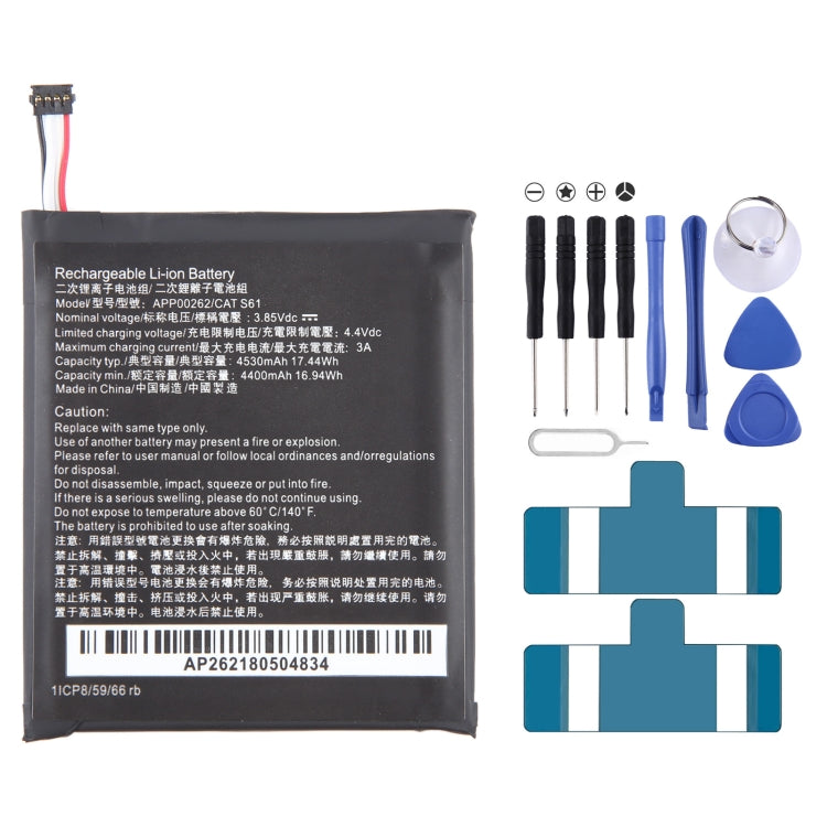 Sostituzione della batteria, For CAT S61 Sostituzione della batteria, For CAT S61